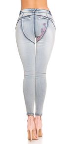 Skinnies w buttons size  8 10 12