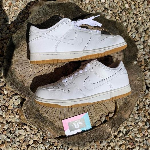 Retro Nike Dunk Low White Leather Cream Gum
