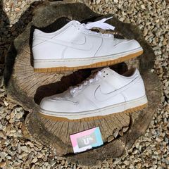 Retro Nike Dunk Low White Leather Cream Gum