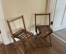 Vintage French Folding Chairs