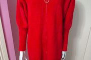 Alpaca Wool Ladies Red Coat