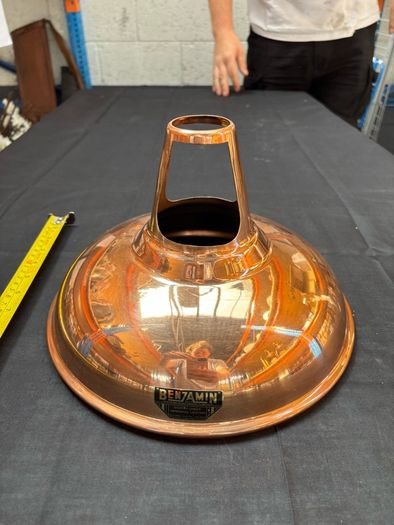 Benjamin Copper Industrial Pendant Light Shades x 5
