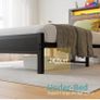 3FT Single Bed Frame with LED Lights and Charging Station Image 7