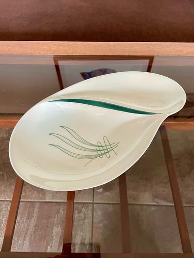 Vintage green Carlton ware Windswept Design 1950s 60s