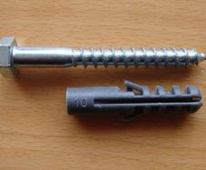 Hex Head Coach Screw 70 mm