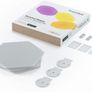 Shapes Hexagon Expansion Pack, 3 LED Smart Light Panels - Dimmable & Modular Wi-Fi Wall Mood Lights, Works with Alexa Google Assistant Apple Homekit, for House Room Decor or Desk Image 2