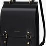Cnoles Black Genuine Leather Backpack, Elegant Work Bag Image 3