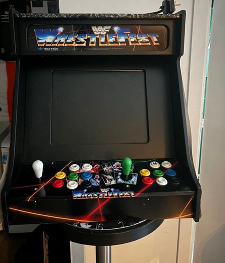 WWF WrestleFest tabletop arcade machine