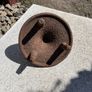 Vintage Cast Iron Waste Pipe Cowl Image 3