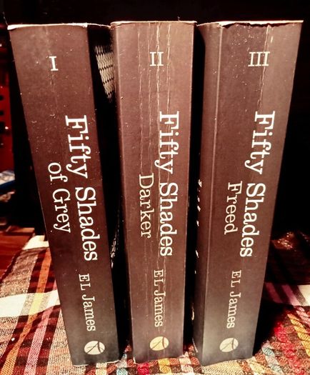 E L James .  Fifty Shades Of Grey Trilogy.