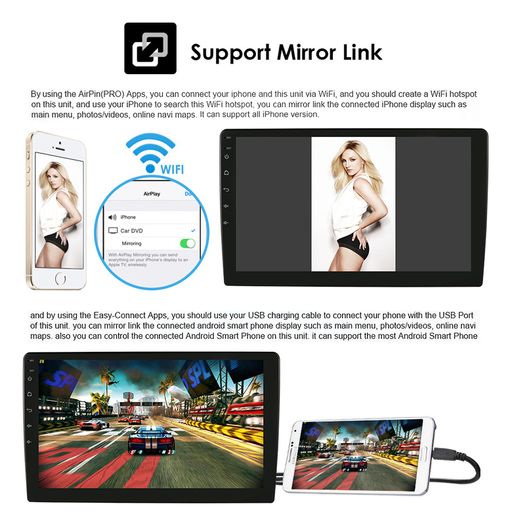 1 DIN Android Car Radio Video Audio Universal Stereo Auto Carplay 7Inch Screen Autoradio for VW Nissan Peugeot Toyota Multimedia