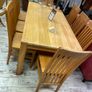 Solid Oak table and 8 chairs Image 2