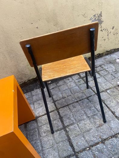 Wooden/metal chair
