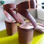 Ted Baker block heel sandals, leather, excellent condition Image 4