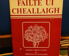 Failte Ui Cheallaigh music score book