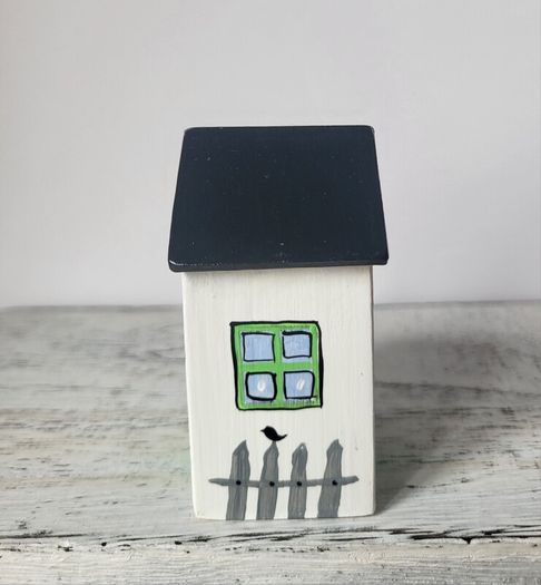 Handcrafted tiny wooden house!