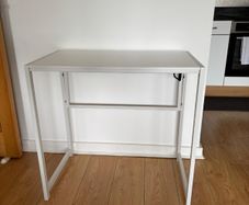 Foldable White Desk Like New