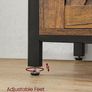 Kitchen Sideboard Cabinet with Sliding Barn Doors Image 4