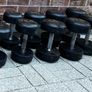172kg used rubber dumbbells Image 7