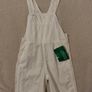 Benetton White Cotton Dungaree Shorts, New With Tags Image 2