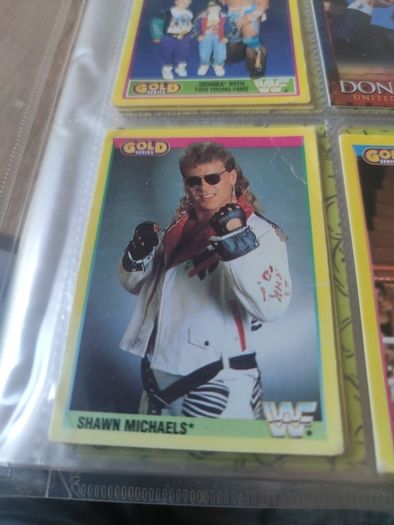 Vintage wwf cards