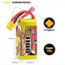 8 NEW Gaoneng GNB 1100mAh 3S 11.1V 140C 8Lipo Batteries XT60 Image 4