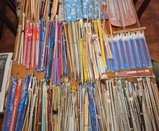 180 Pairs of Knitting Needles + Extras