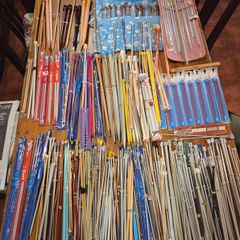 180 Pairs of Knitting Needles + Extras