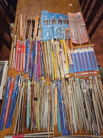 180 Pairs of Knitting Needles + Extras