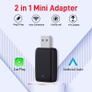 2 in 1 Wireless Carplay & Android Auto Plug and play car play wireless adapter. Image 9