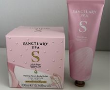 Sanctuary Lily and rose body cream + hand cream