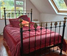 Brass double bed