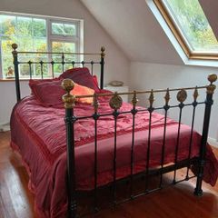 Brass double bed