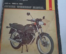 honda CB250 manual 1980
