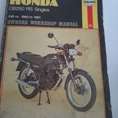 honda CB250 manual 1980