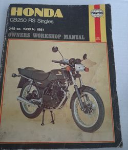 honda CB250 manual 1980