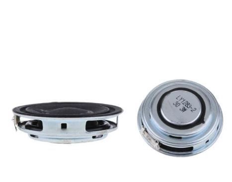 Hi-Fi 43mm 3W 3Ohm Magnetic Speaker Stereo Sound PU Black 16 Coil1.5 inch 3 Ohm 3 Watt Full Range