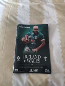 ire v Wales rugby programme