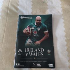 ire v Wales rugby programme