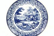 Vintage Blue and white plate by Biltons England