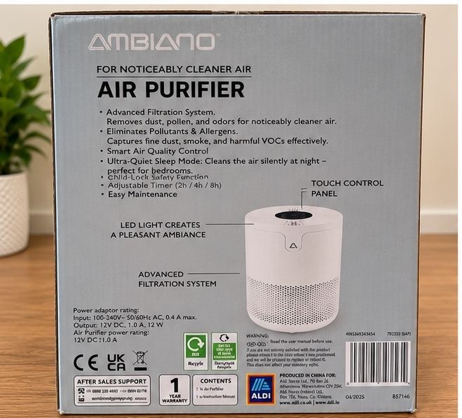 Ambiano air purifier