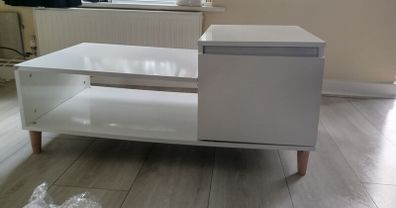 White Gloss Coffee table/Media unit