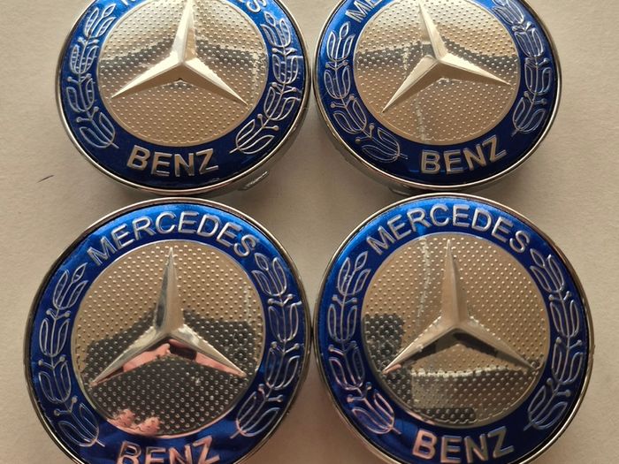 Mercedes caps 60mm (For Aftermarket) FREE POST