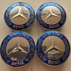 Mercedes caps 60mm (For Aftermarket) FREE POST