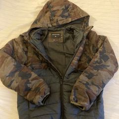 Quiksilver camo jacket -size 12 years old