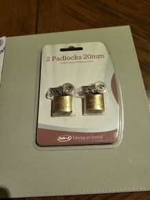 Padlocks small x2