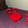 1970's Doll House wooden hand painted Furniture Image 2
