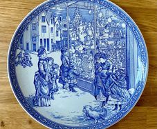 Spode Blue Room Collection Christmas Plate