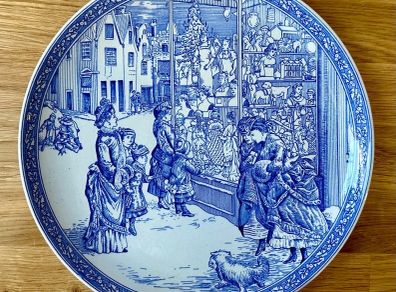 Spode Blue Room Collection Christmas Plate