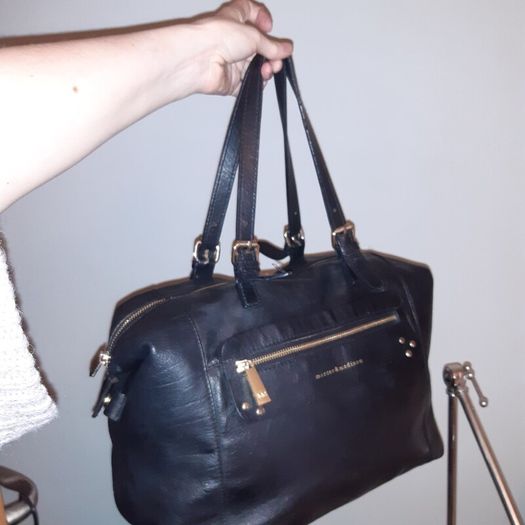 large leather handbag mercer & Madison